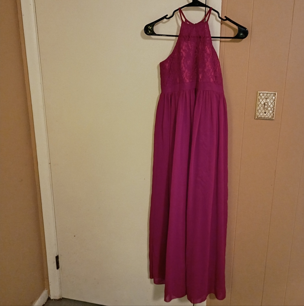 Charming Fuchsia Kids Formal Dress